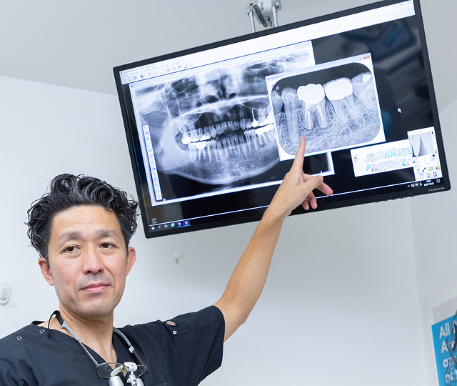 できるだけ歯を抜かずに治療することを目指しています